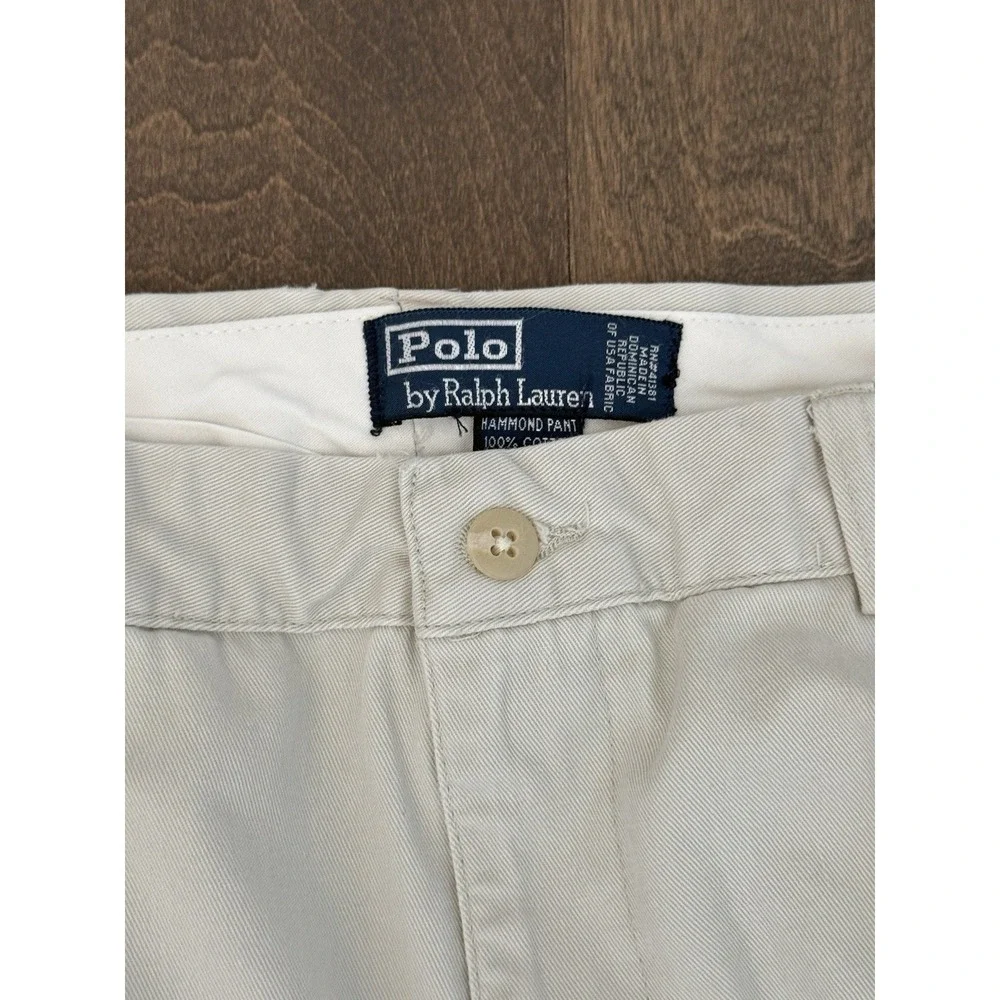 Polo by Ralph Lauren Cream Khaki Chinos